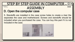 Computer Case Separaton Part Computer 10 Other Parts of the Internal System Unit | PPTX