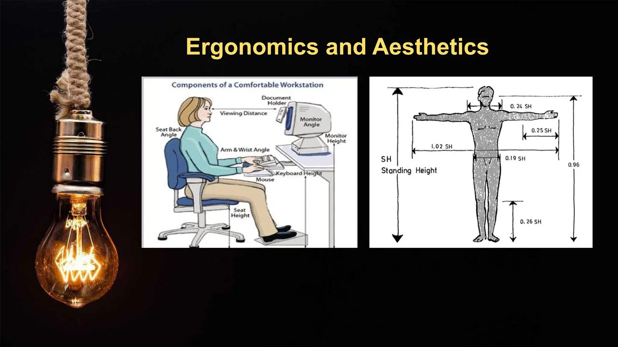Ergonomics and Aesthetics
 