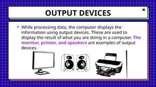 Computer 1stQ Lesson 7 and 8 - The Elements of a Computer and the Parts ...