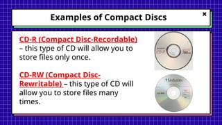 Cd Definition Computer Computer 1stQ Lesson 7 and 8 - The Elements of a Computer and the Parts ...