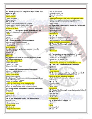 Computer 1st semester BSN mcqs with key,Educational Platform.pdf