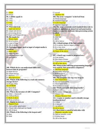 Computer 1st semester BSN mcqs with key,Educational Platform.pdf