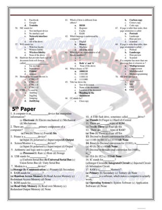 Computer 1st semester BSN mcqs with key,Educational Platform.pdf