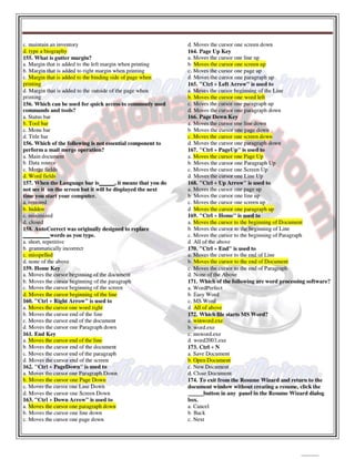 Computer 1st semester BSN mcqs with key,Educational Platform.pdf