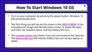 Computer 2ndQ Lesson 1 and 2 - The Windows 10 Operating System and ...