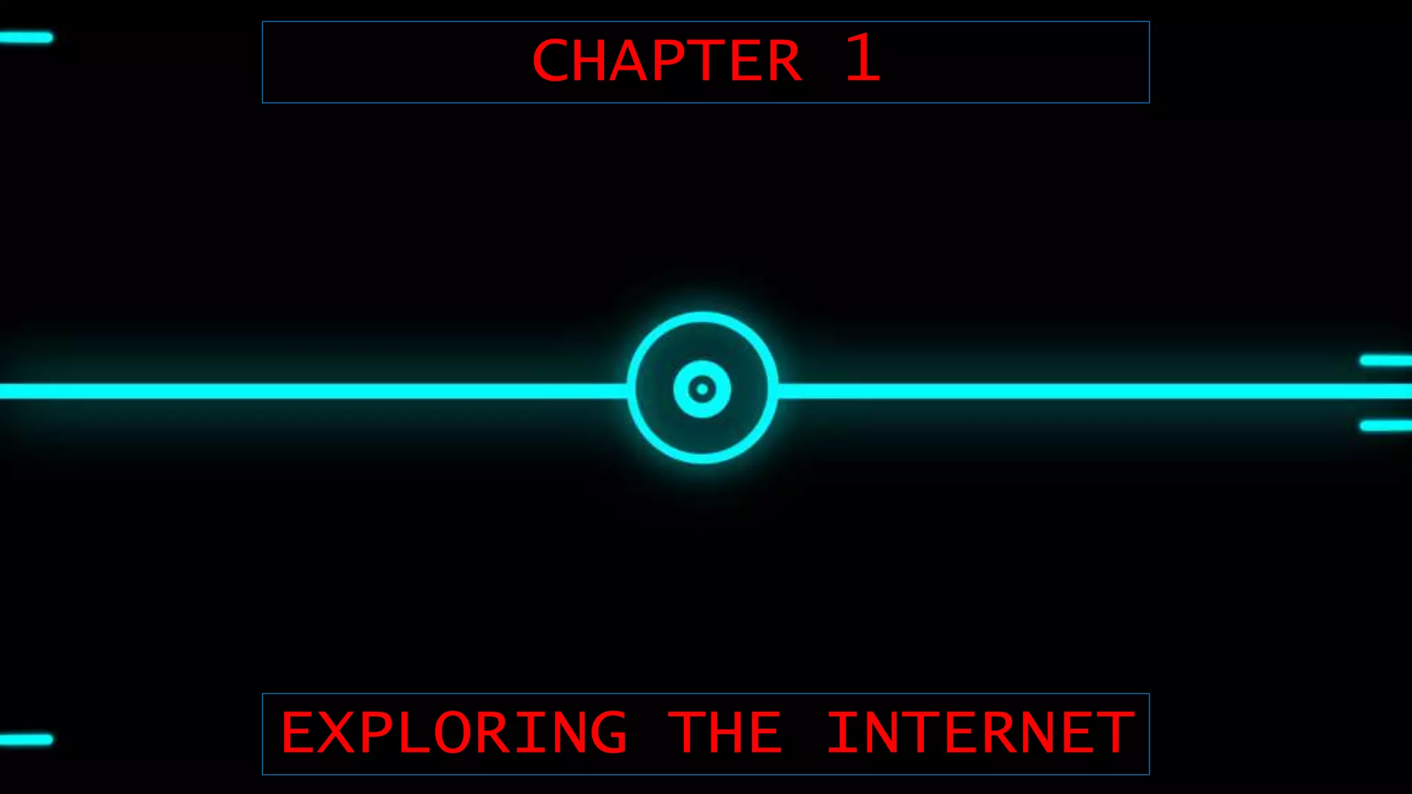 EXPLORING THE INTERNET
CHAPTER 1
 