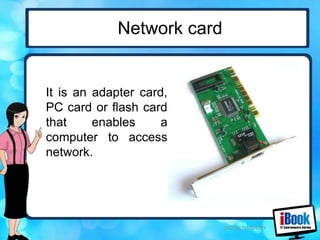 BASIC COMPUTER CONCEPTS (COMPONENTS OF COMPUTER HARDWARE) | PPT