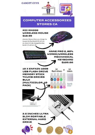 Computer Accessories Stores CA