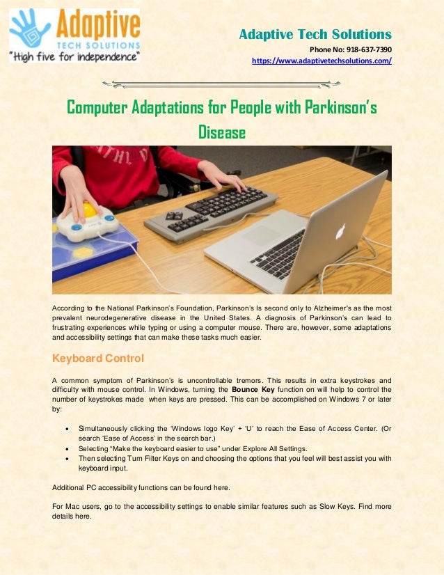 Computer adaptations