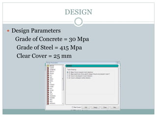 Computer aided analysis and design of multi story building | PPTX