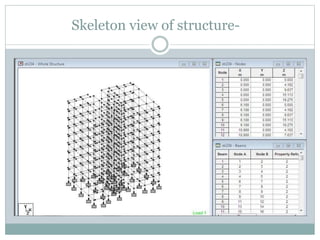 Computer aided analysis and design of multi story building | PPTX
