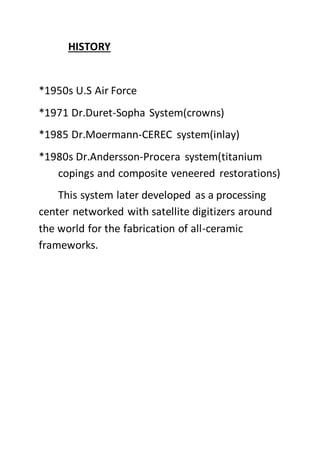 Cad cam technology seminar presentation using microsoft word. | DOCX