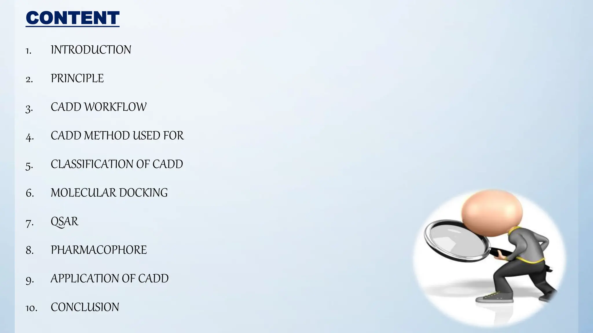 Computer Aided Drug Design M Pharm Pptx