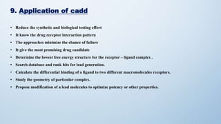COMPUTER AIDED DRUG DESIGN M.PHARM .pptx