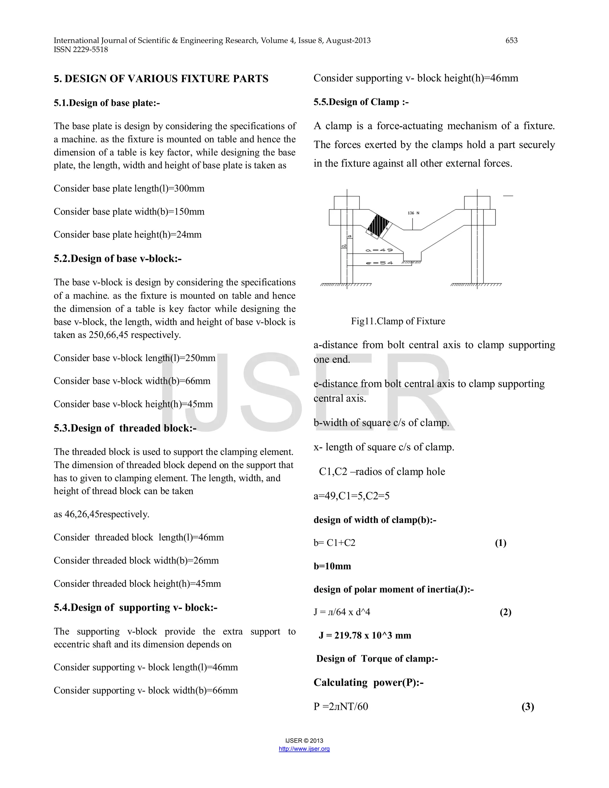 Computer aided fixture design for machining of key ways | PDF