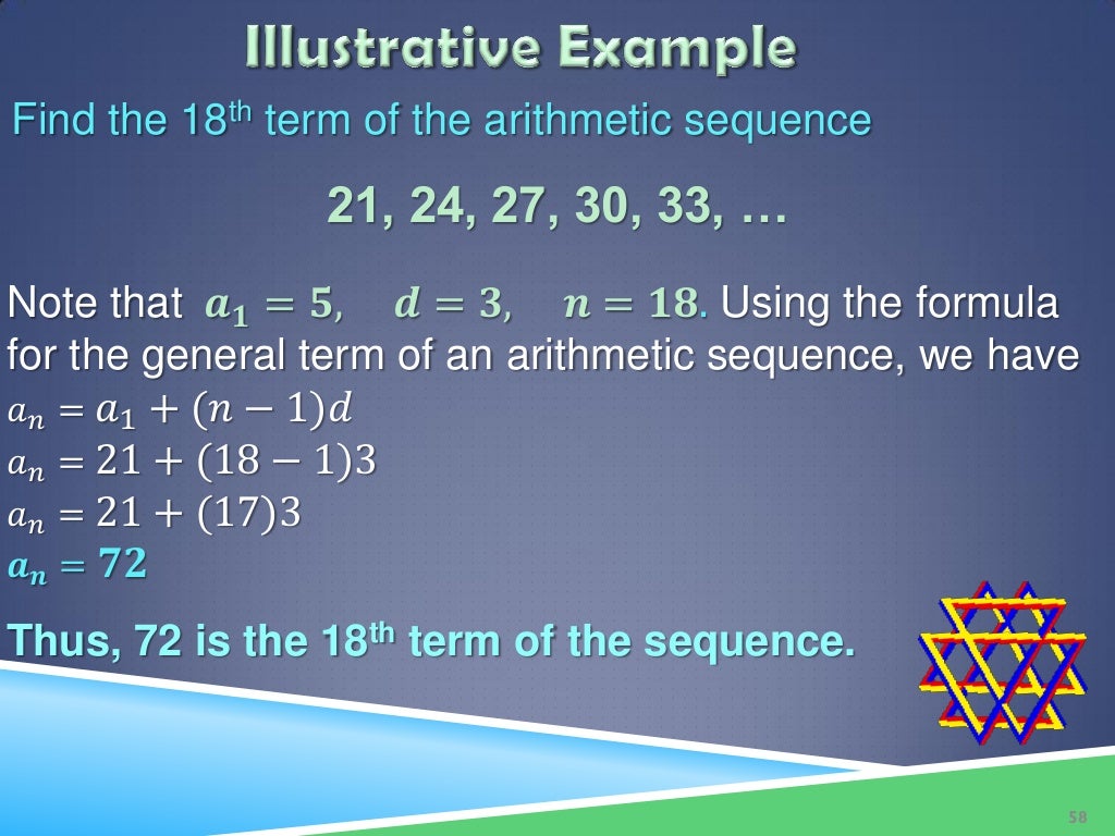 Arithmetic Sequence and Arithmetic Series