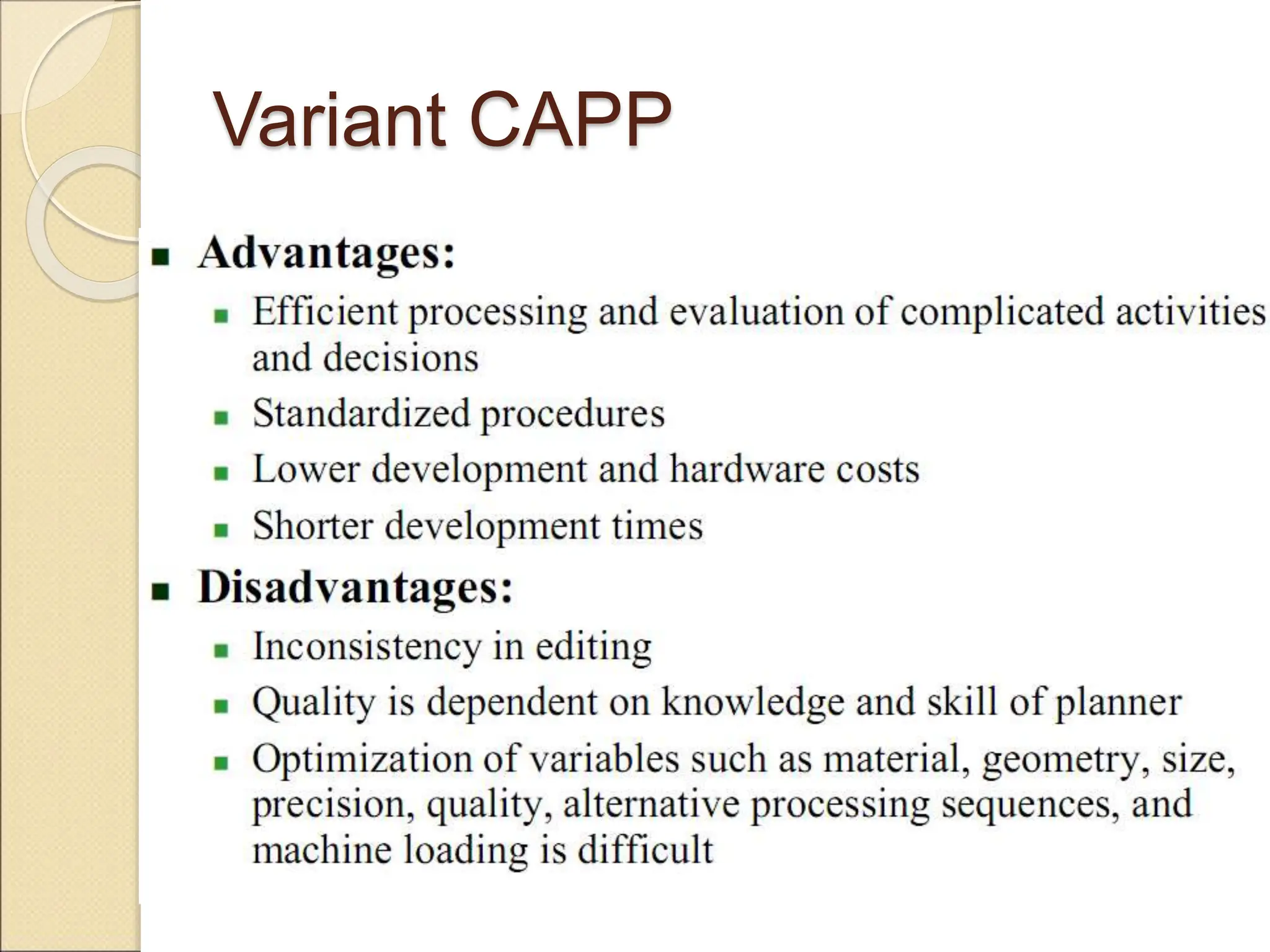 Variant CAPP
 