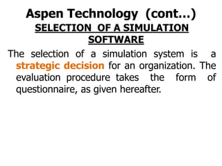 Computer aided process design and simulation (Cheg.pptx