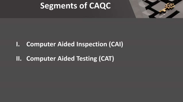 Computer aided quality control PPT