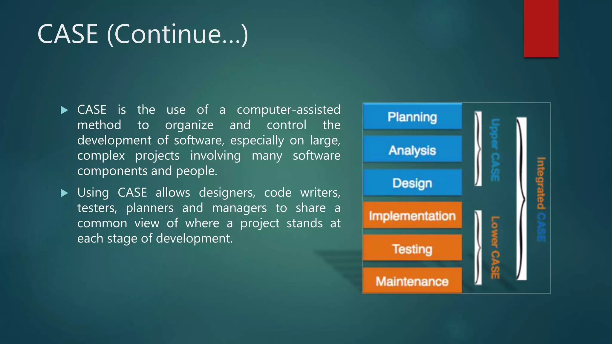 Computer aided software engineering | PPTX