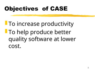 Computer Aided Software Engineering.ppt SE | PPT