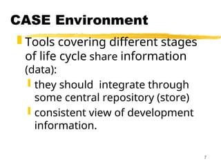 Computer Aided Software Engineering.ppt SE | PPT
