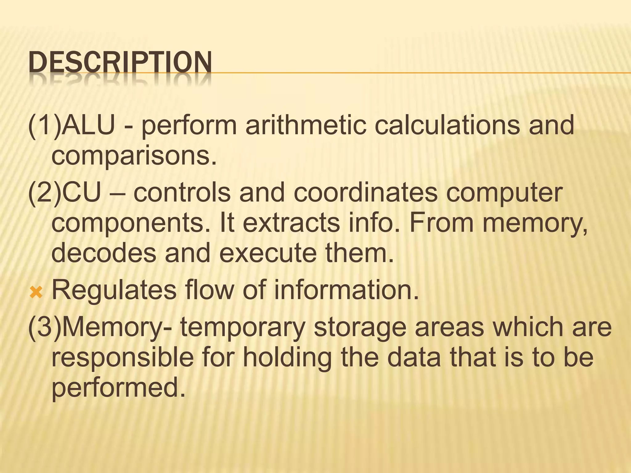 Computer and cpu | PPTX