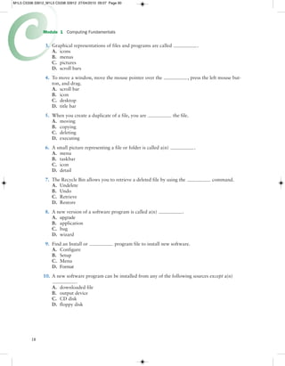 Computer and information technology lesson 1 | PDF