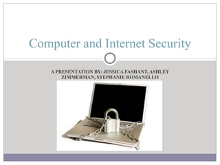 Computer And Internet Security | PPT