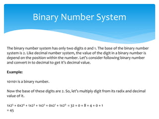 Number systems and conversions | PPTX