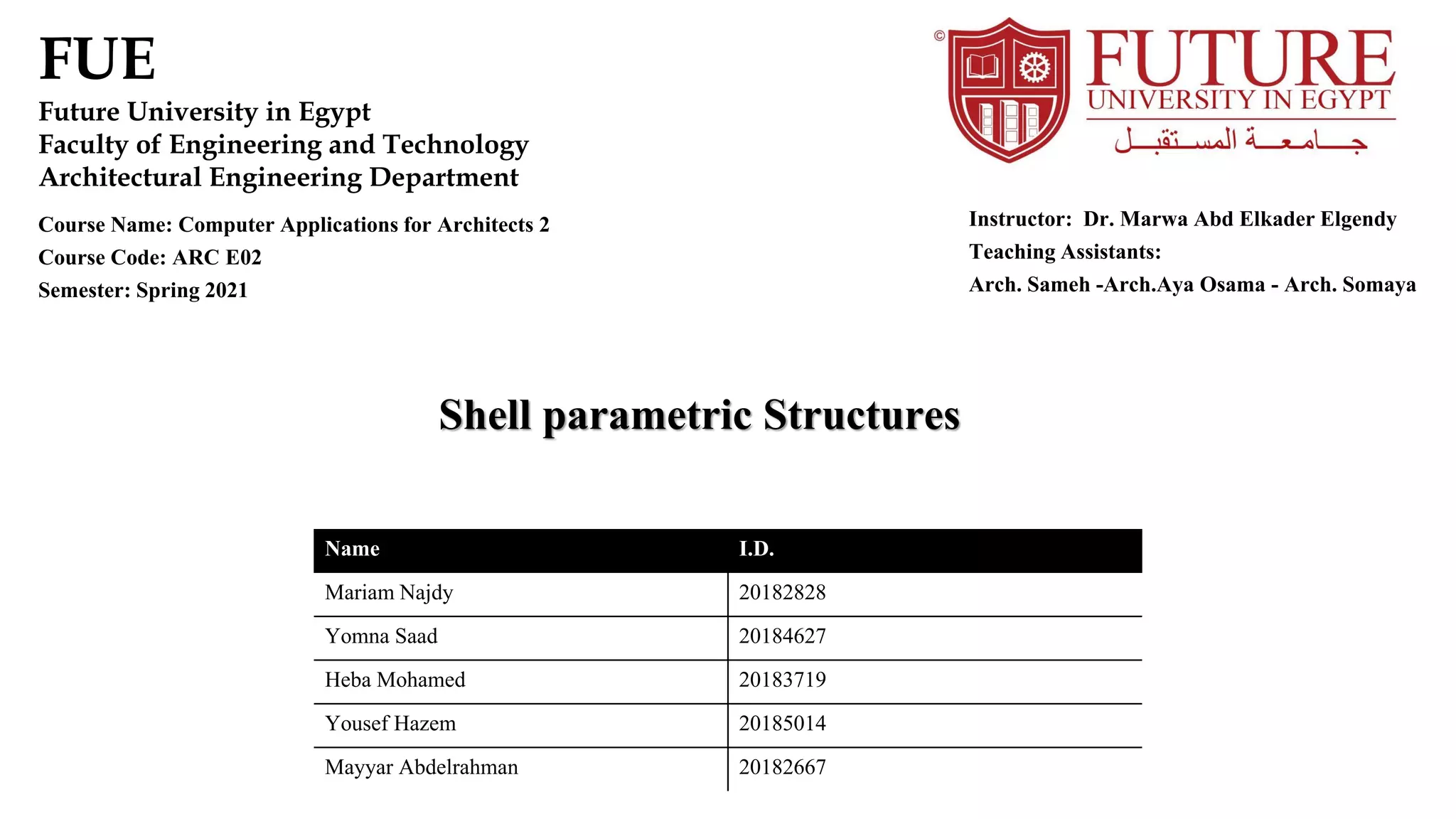 Parametric shell structure | PDF | Geology | Science