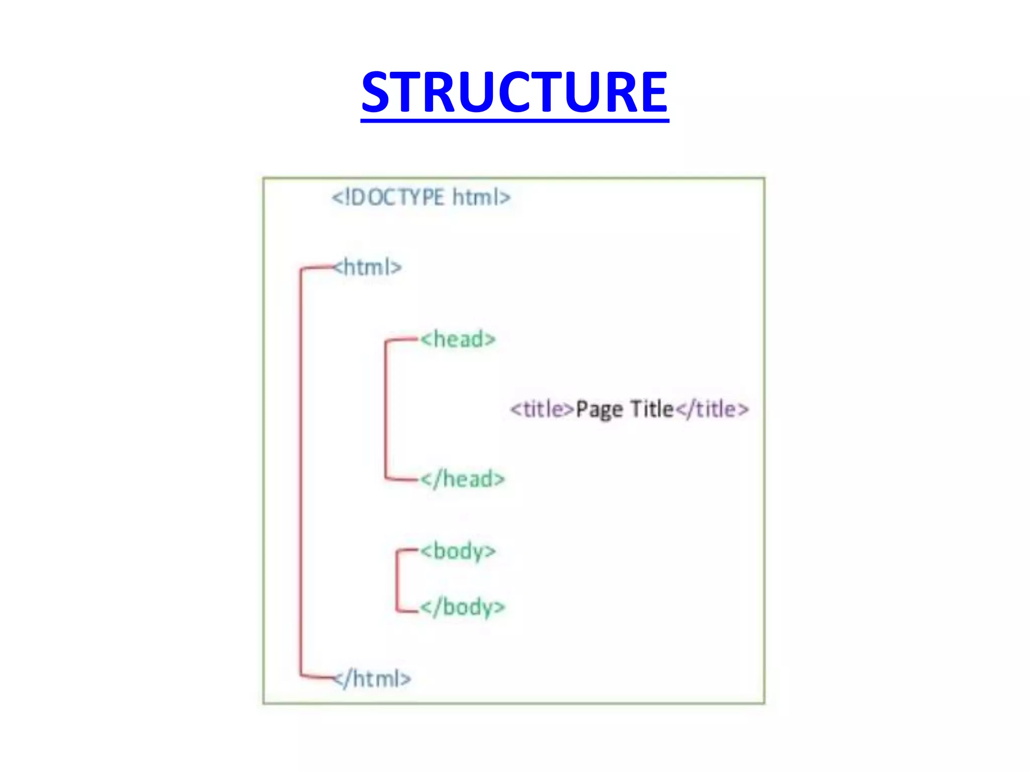 STRUCTURE
 