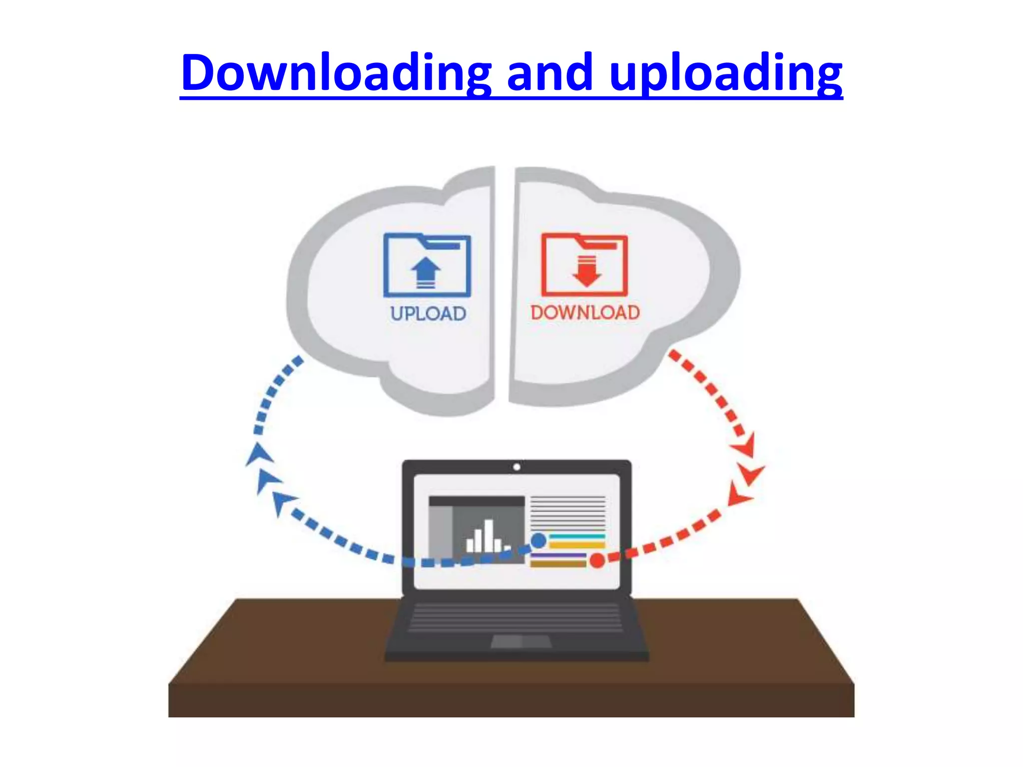 Downloading and uploading
 