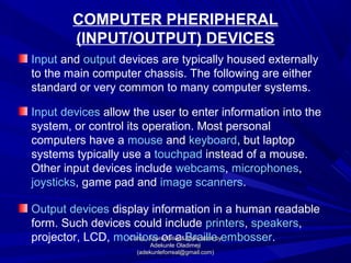 Computer Studies, Uses, Computer application and appreciation | PPT