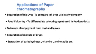 Chromatography Comparing Ink computer application bioinstument and biostatistics Neha yadav.pptx