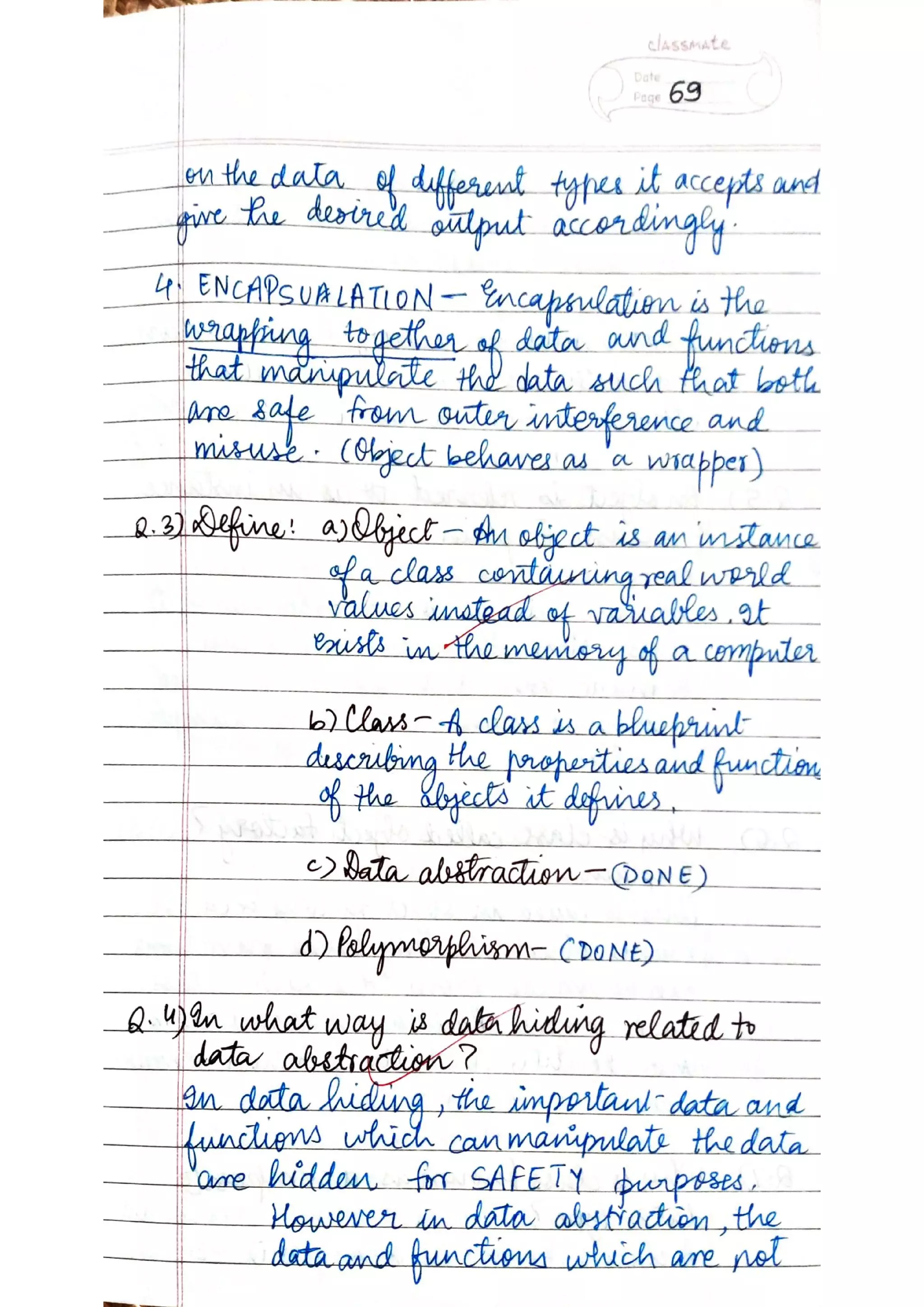 ICSE Computer Applications Class X Handwritten Notes | PDF