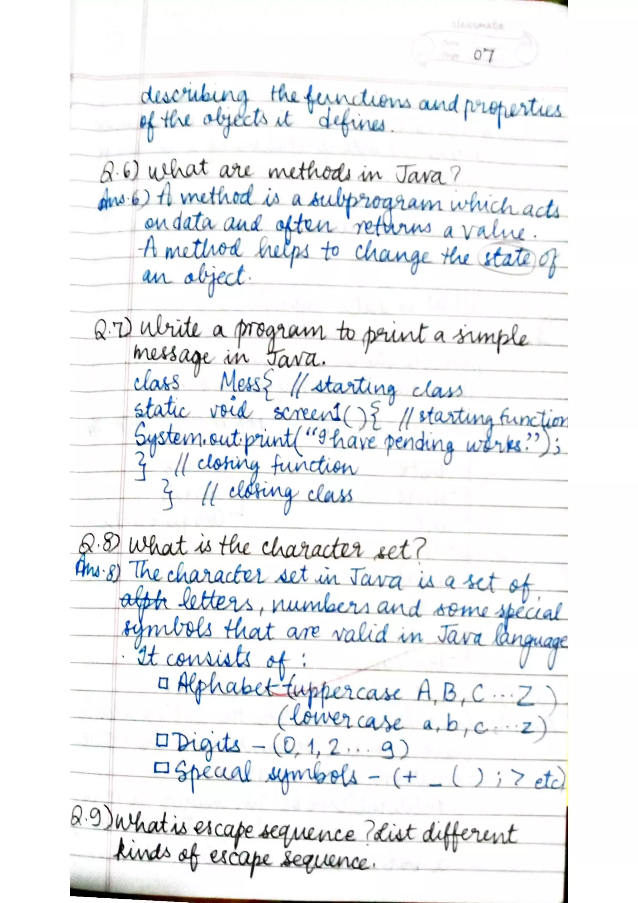 ICSE Computer Applications Class X Handwritten Notes | PDF | Technology ...