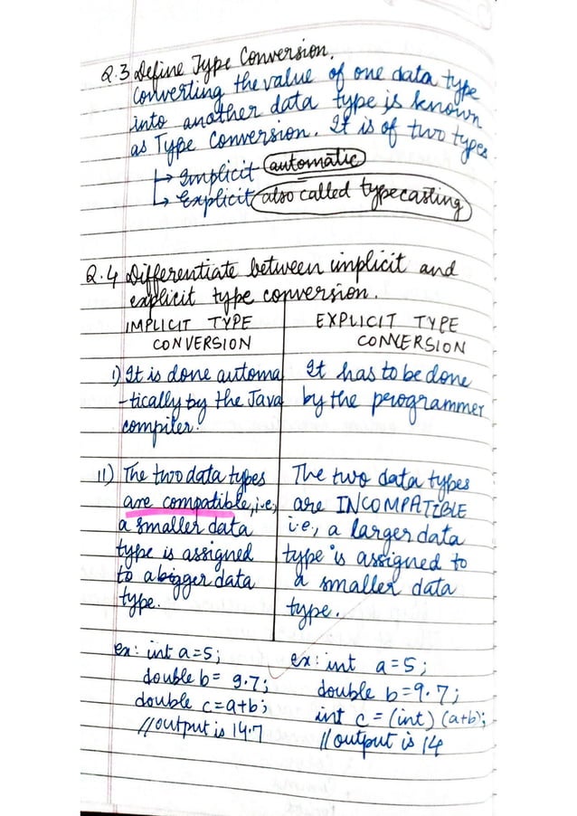 ICSE Computer Applications Class X Handwritten Notes | PDF | Technology ...