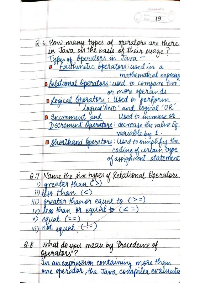 Icse computer applications class x handwritten notes pdf