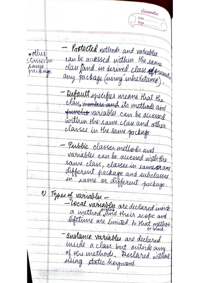 ICSE Computer Applications Class X Handwritten Notes | PDF