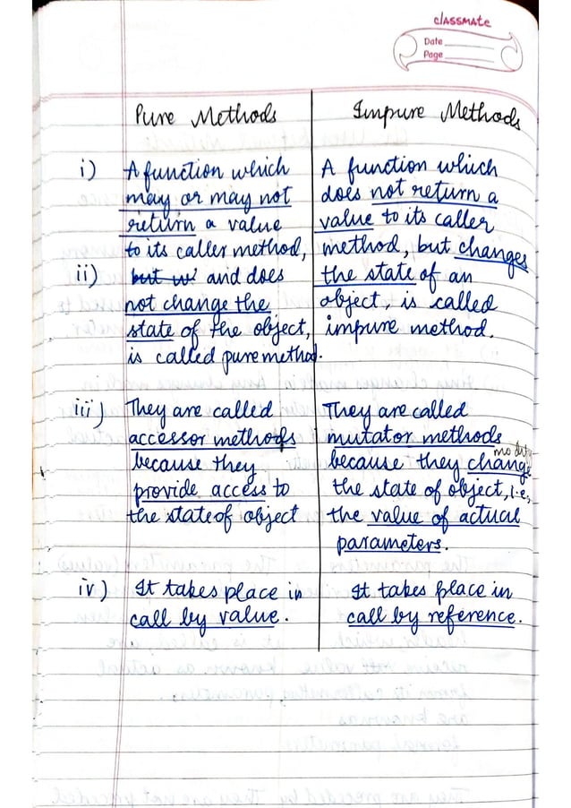 ICSE Computer Applications Class X Handwritten Notes | PDF