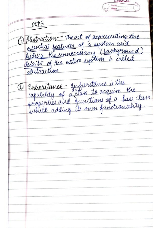 ICSE Computer Applications Class X Handwritten Notes | PDF