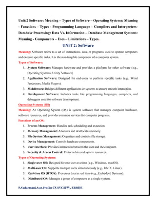 Computer Application in Business (commerce) | PDF