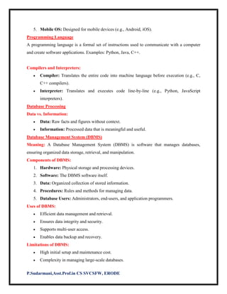 Computer Application in Business (commerce) | PDF