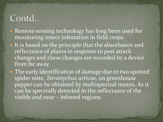 Computer application in pest forecasting | PPTX