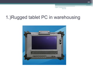 21

                      vaghela_manisha13@ya
                                   hoo.com




1.)Rugged tablet PC in warehousing
 