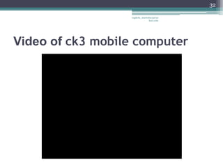 32

                  vaghela_manisha13@ya
                               hoo.com




Video of ck3 mobile computer
 