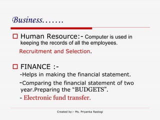 Computer applications. | PDF