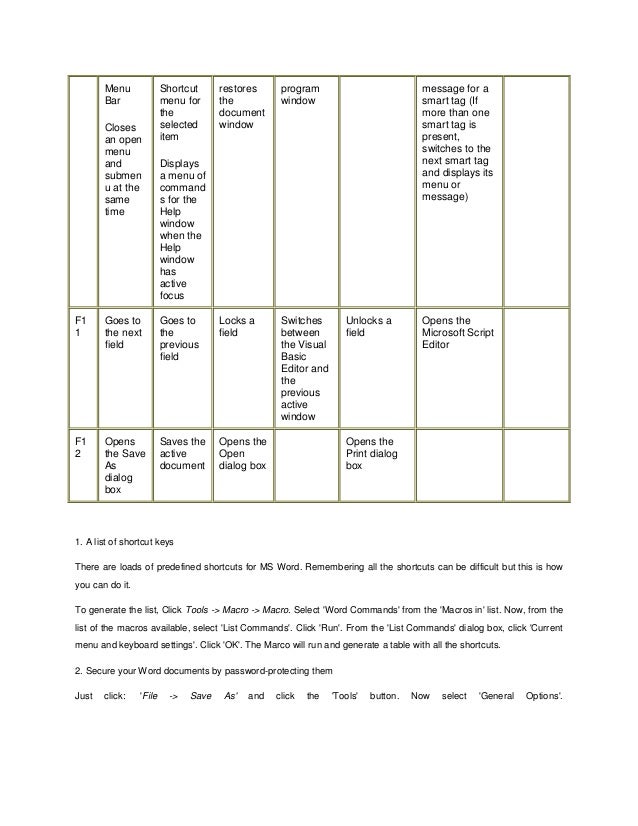 Computer applications word assignments picture