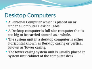 Computer Applications Lecture For Students | PPTX